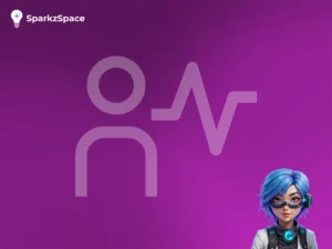 Teen using Sparkz app for learning and conversation