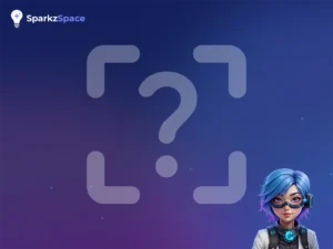 Abstract illustration of questioning and learning process